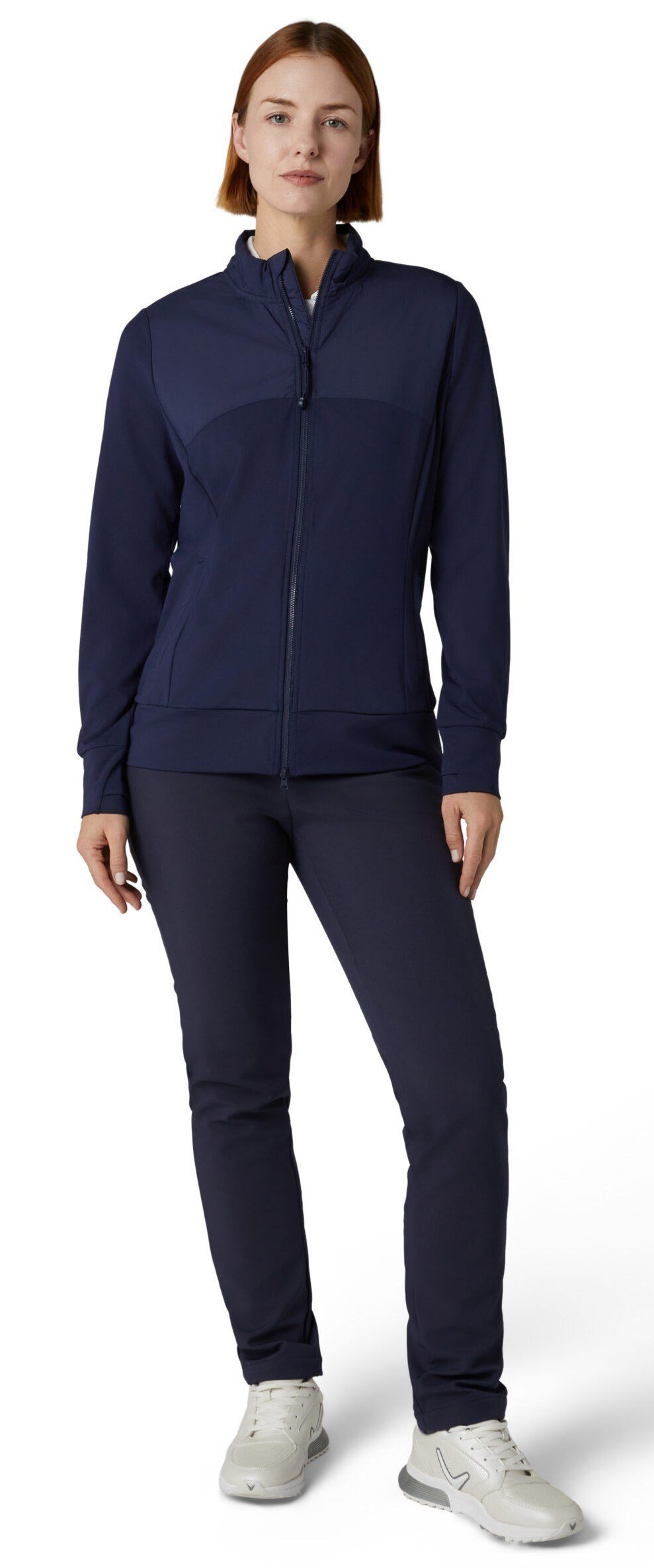 Callaway Technical Full Zip chaqueta de mujer, peacoat