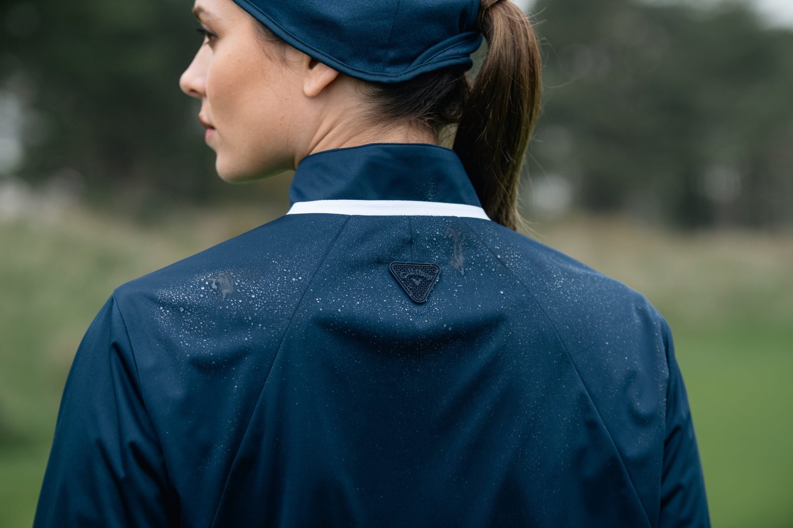 Callaway Wind & Water Resistant chaqueta de mujer, peacoat