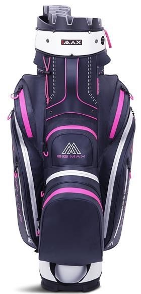 Big Max Dri Lite Silencio 2 Organizer cart bag, steel blue/plata/fuchsia