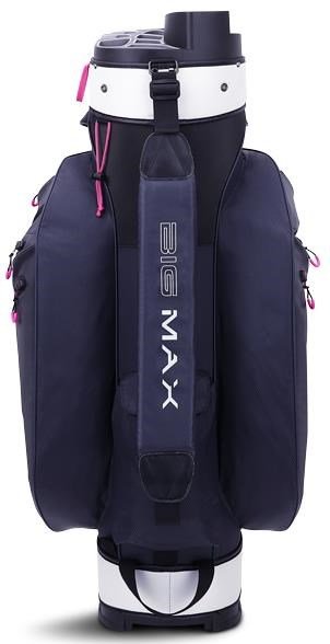 Big Max Dri Lite Silencio 2 Organizer cart bag, steel blue/plata/fuchsia