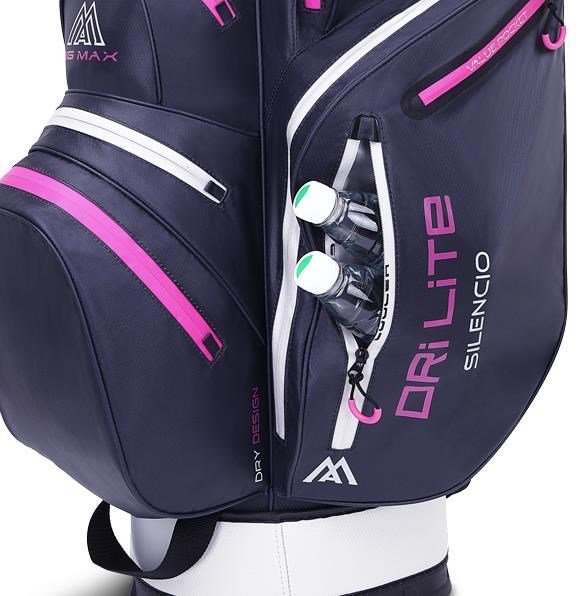 Big Max Dri Lite Silencio 2 Organizer cart bag, steel blue/plata/fuchsia