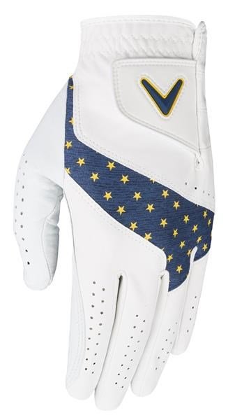 Callaway Fusion Ryder Cup Europe guante de golf para hombre, blanco