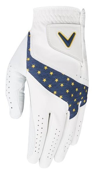 Callaway Fusion Ryder Cup Europe guante de golf para hombre, blanco