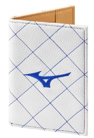 Mizuno Golf Mizuno Quilted Scorecard Holder, blanco