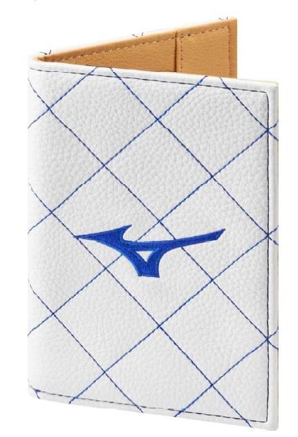 Mizuno Golf Mizuno Quilted Scorecard Holder, blanco