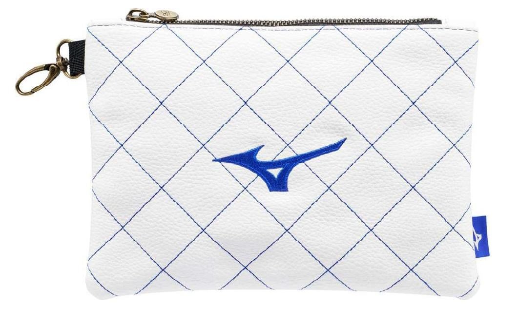 Mizuno Quilted Zip Tote bolsa, blanco