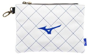 Mizuno Quilted Zip Tote bolsa, blanco