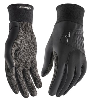 Mizuno Thermagrip guantes de golf para hombre, negro