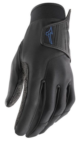 Mizuno Rainfit guantes de golf para hombre (par), negro