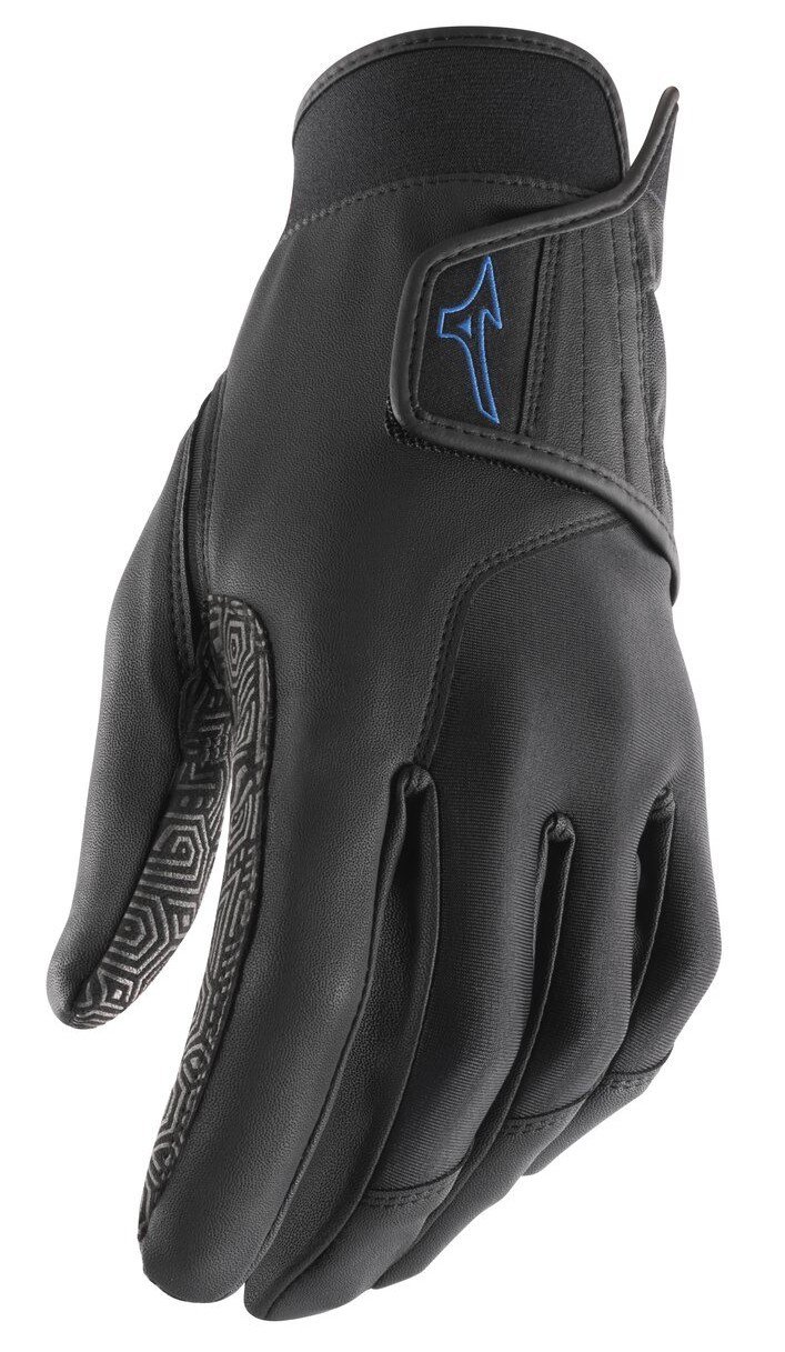 Mizuno Rainfit guantes de golf para hombre (par), negro