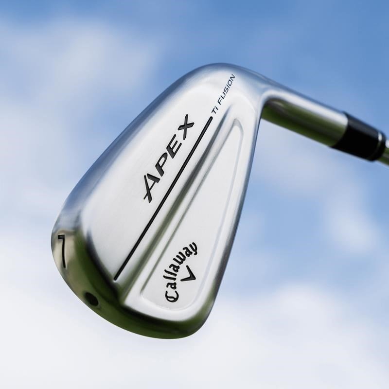 Callaway Apex Ti Fusion 250 Plated hierros de hombre, acero