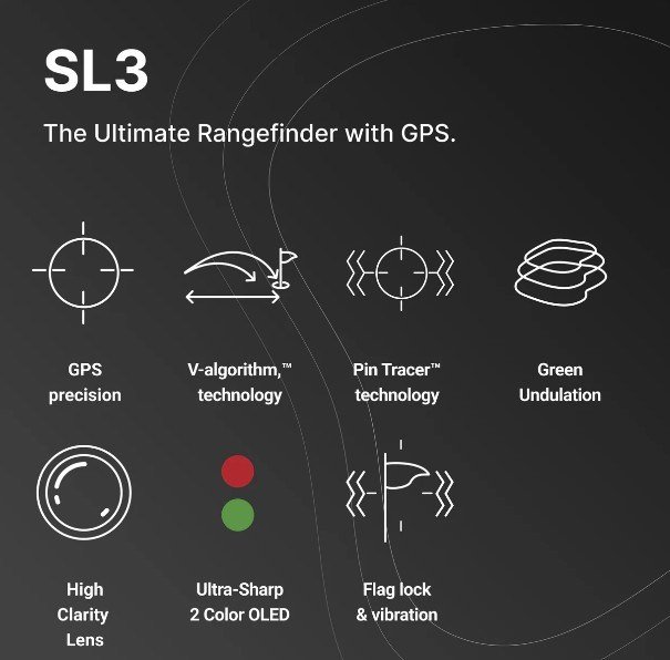 Voice Caddie SL3 GPS y telémetro