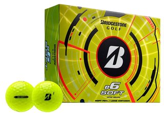 Bridgestone e6 Soft pelotas de golf 2025, amarillas