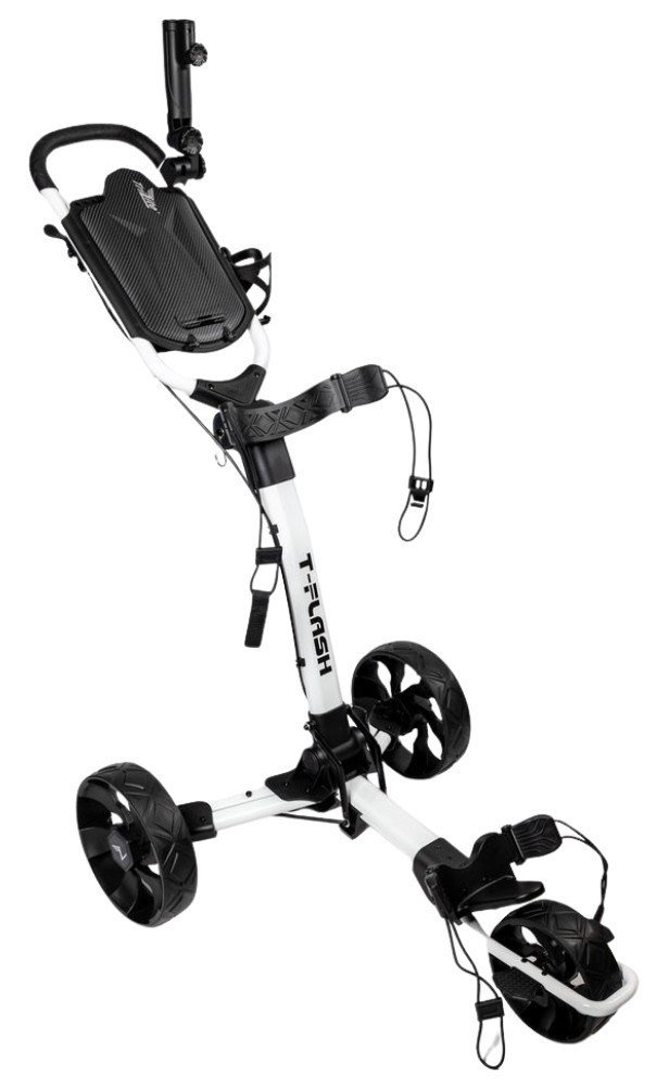 Axglo TriLite T-Flash carbon decor carrito manual, blanco/negro