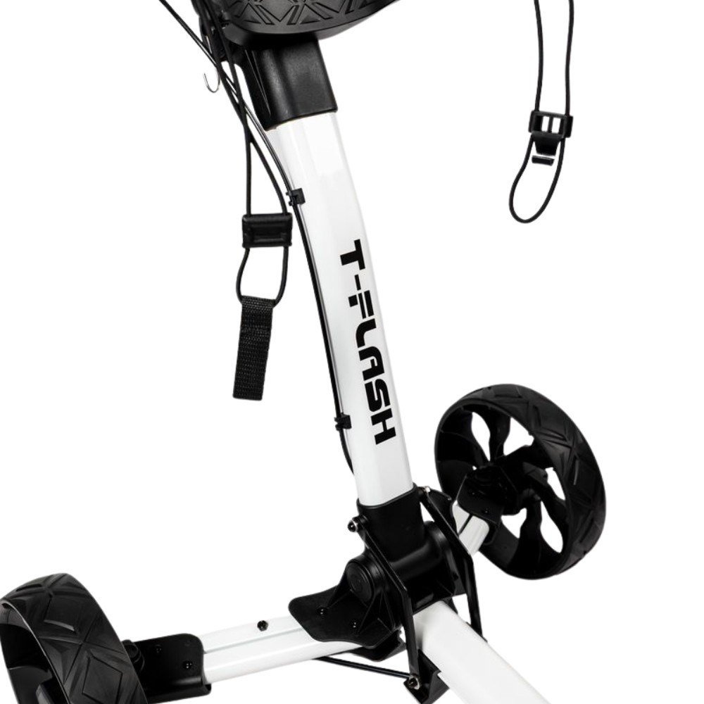 Axglo TriLite T-Flash carbon decor carrito manual, blanco/negro