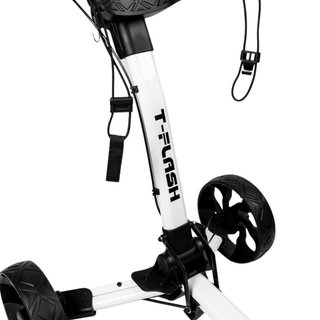 Axglo TriLite T-Flash carbon decor carrito manual, blanco/negro