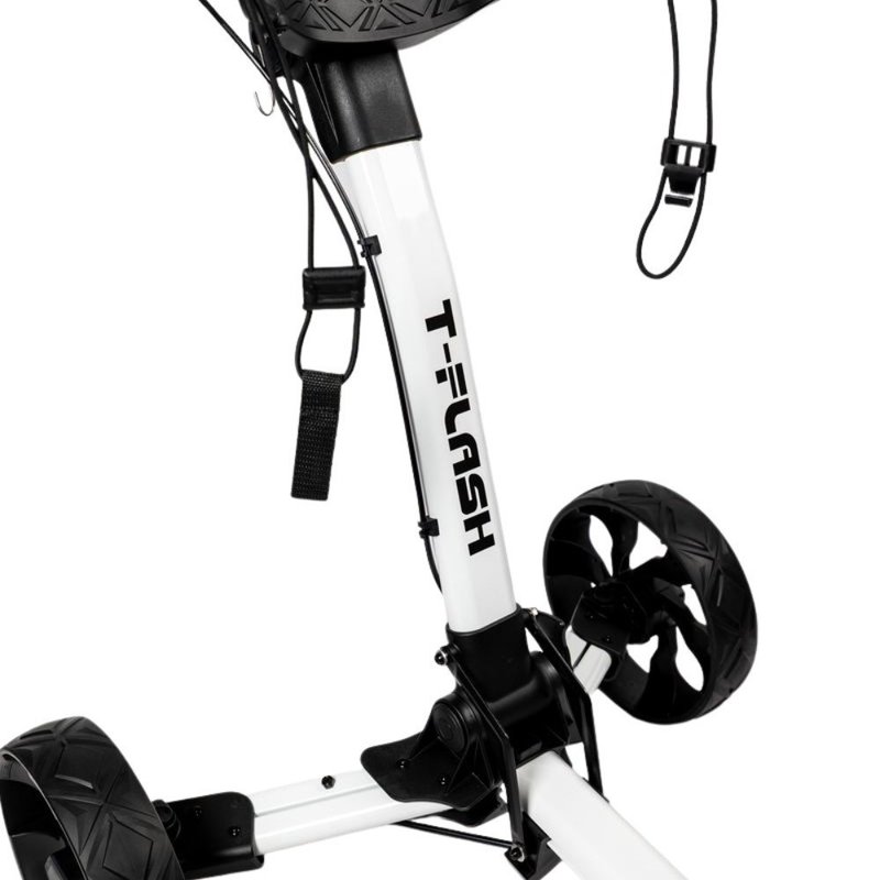Axglo TriLite T-Flash carbon decor carrito manual, blanco/negro