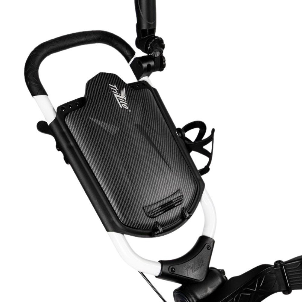 Axglo TriLite T-Flash carbon decor carrito manual, blanco/negro