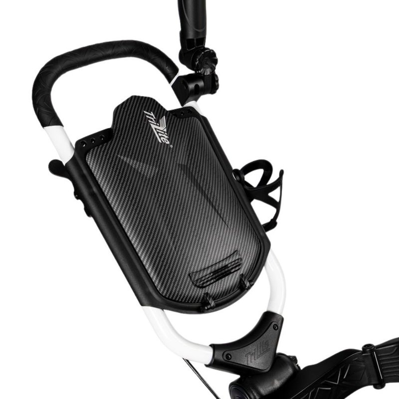 Axglo TriLite T-Flash carbon decor carrito manual, blanco/negro