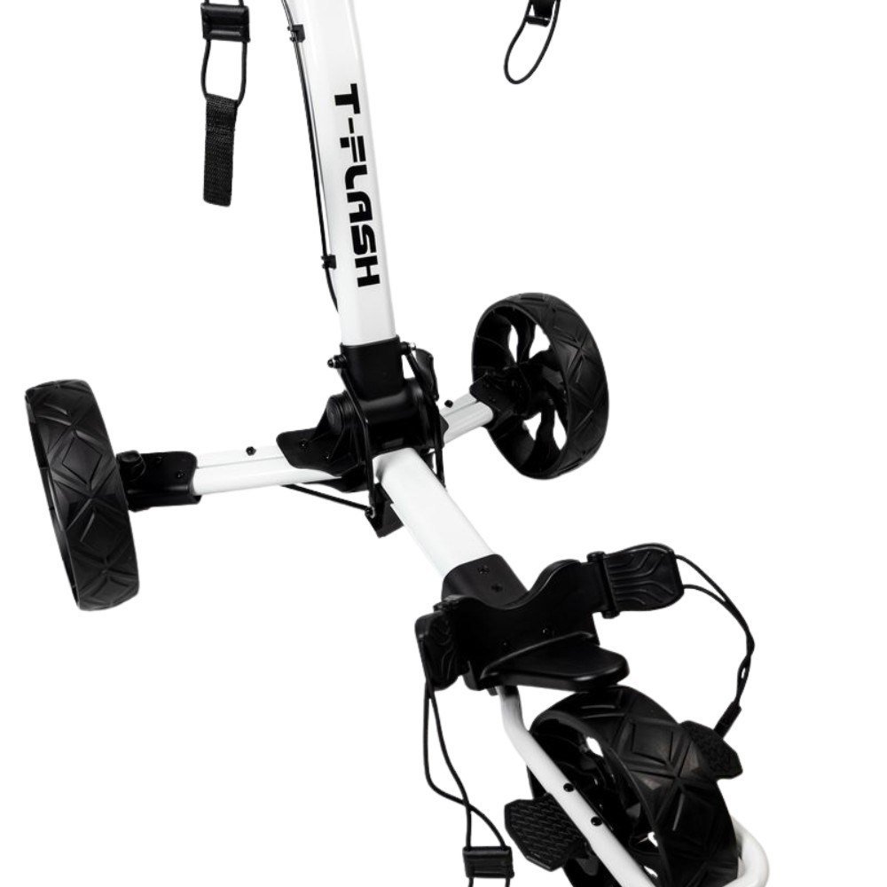 Axglo TriLite T-Flash carbon decor carrito manual, blanco/negro