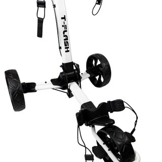 Axglo TriLite T-Flash carbon decor carrito manual, blanco/negro