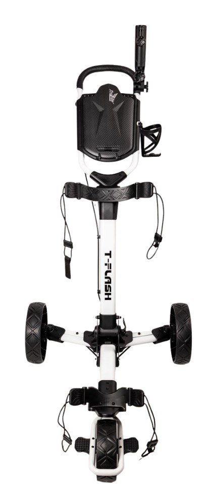 Axglo TriLite T-Flash carbon decor carrito manual, blanco/negro