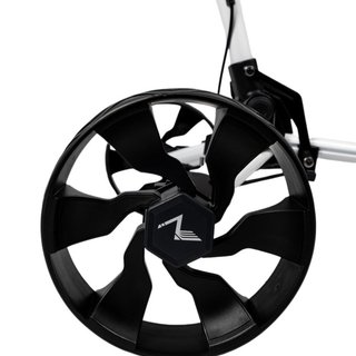Axglo TriLite T-Flash carbon decor carrito manual, blanco/negro