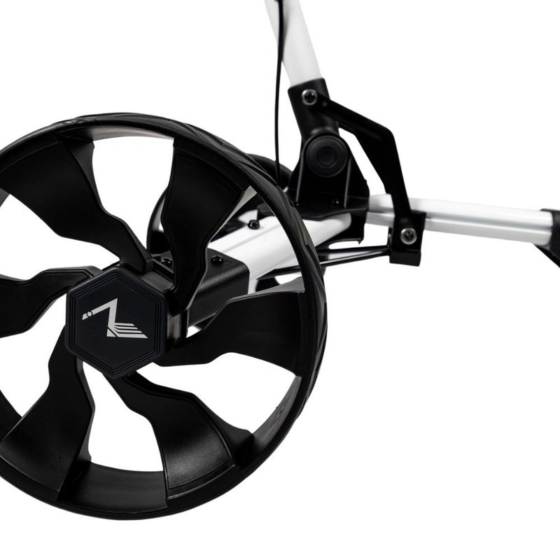 Axglo TriLite T-Flash carbon decor carrito manual, blanco/negro