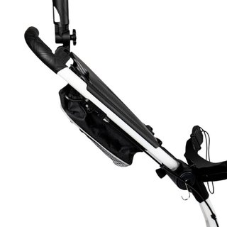 Axglo TriLite T-Flash carbon decor carrito manual, blanco/negro