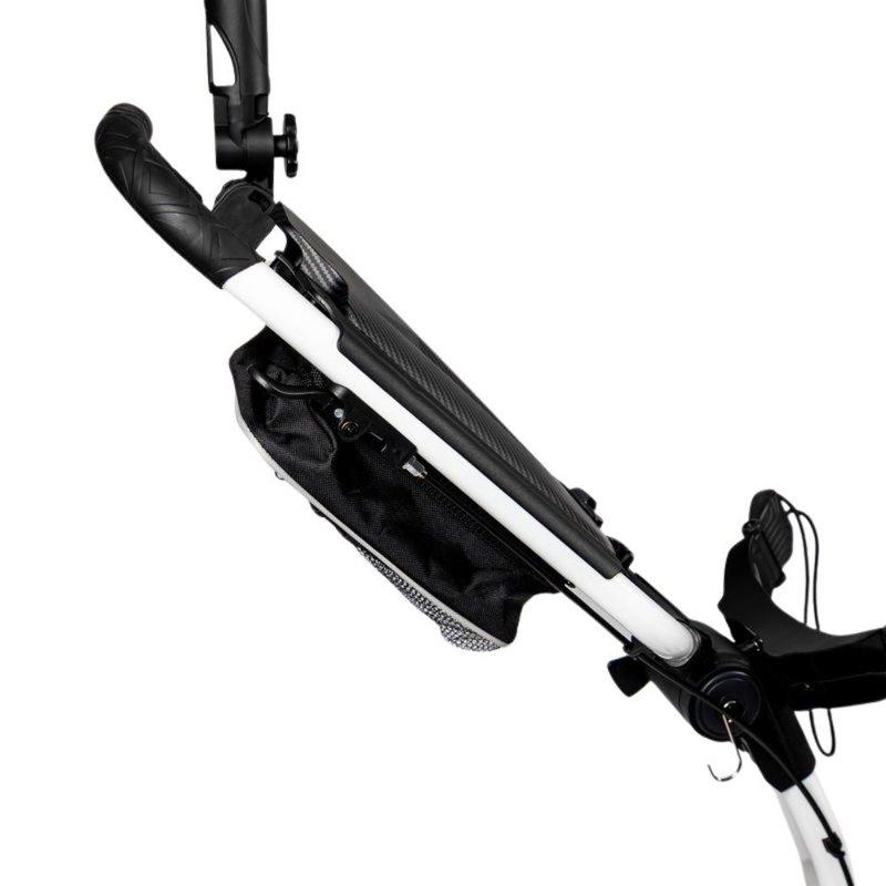 Axglo TriLite T-Flash carbon decor carrito manual, blanco/negro
