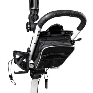 Axglo TriLite T-Flash carbon decor carrito manual, blanco/negro