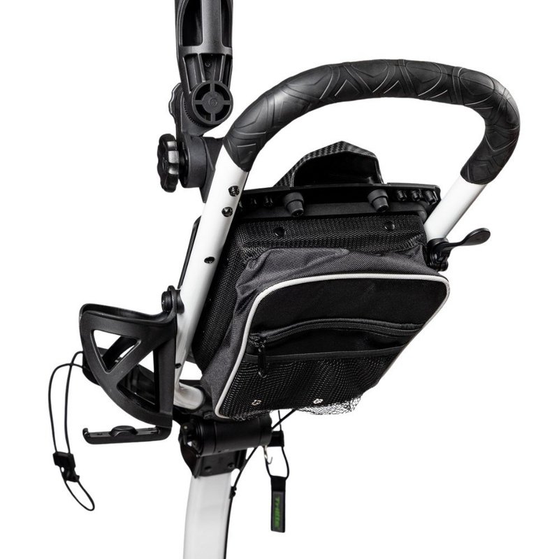 Axglo TriLite T-Flash carbon decor carrito manual, blanco/negro