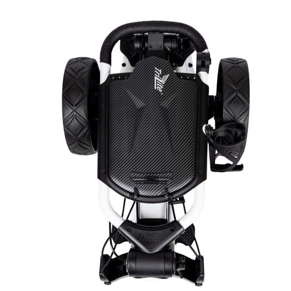 Axglo TriLite T-Flash carbon decor carrito manual, blanco/negro