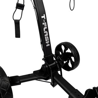 Axglo TriLite T-Flash carbon decor carrito manual de golf, negro/negro