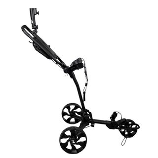 Axglo TriLite T-Flash carbon decor carrito manual de golf, negro/negro