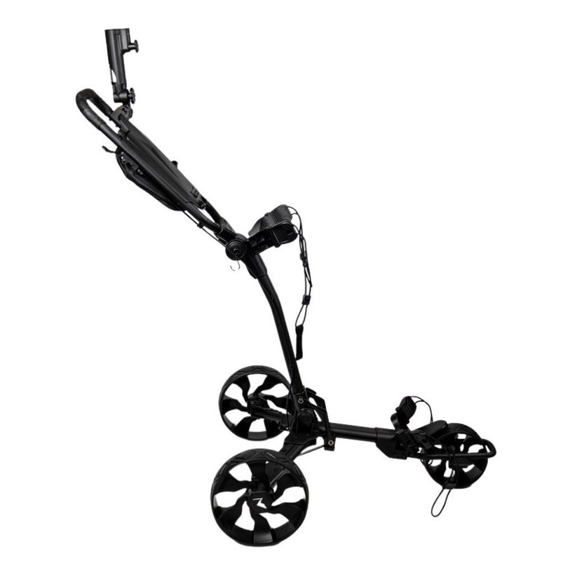 Axglo TriLite T-Flash carbon decor carrito manual de golf, negro/negro