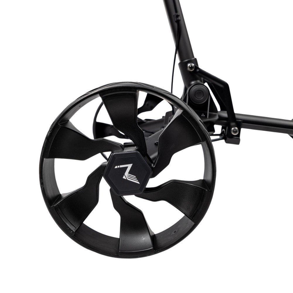 Axglo TriLite T-Flash carbon decor carrito manual de golf, negro/negro