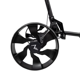 Axglo TriLite T-Flash carbon decor carrito manual de golf, negro/negro