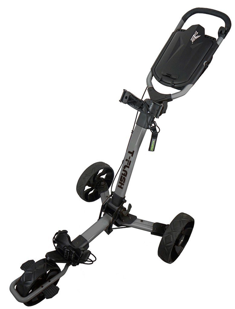 Axglo TriLite T-Flash carrito manual de golf, gris/negro