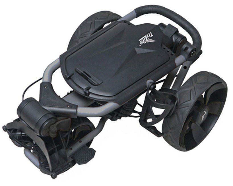 Axglo TriLite T-Flash carrito manual de golf, gris/negro