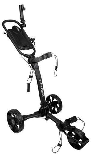 Axglo TriLite T-Flash carrito manual de golf, negro/negro
