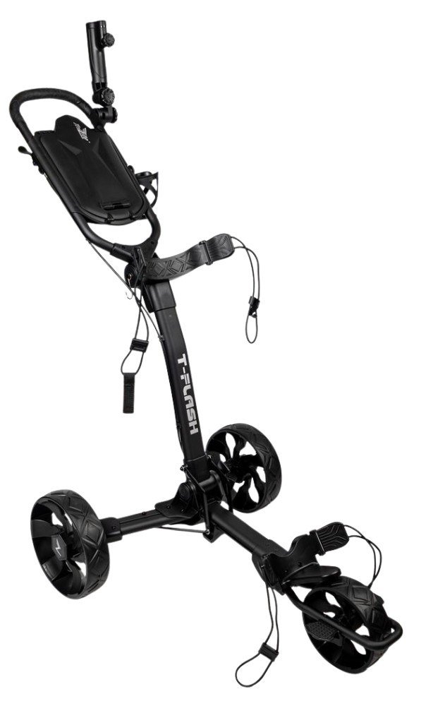 Axglo TriLite T-Flash carrito manual de golf, negro/negro