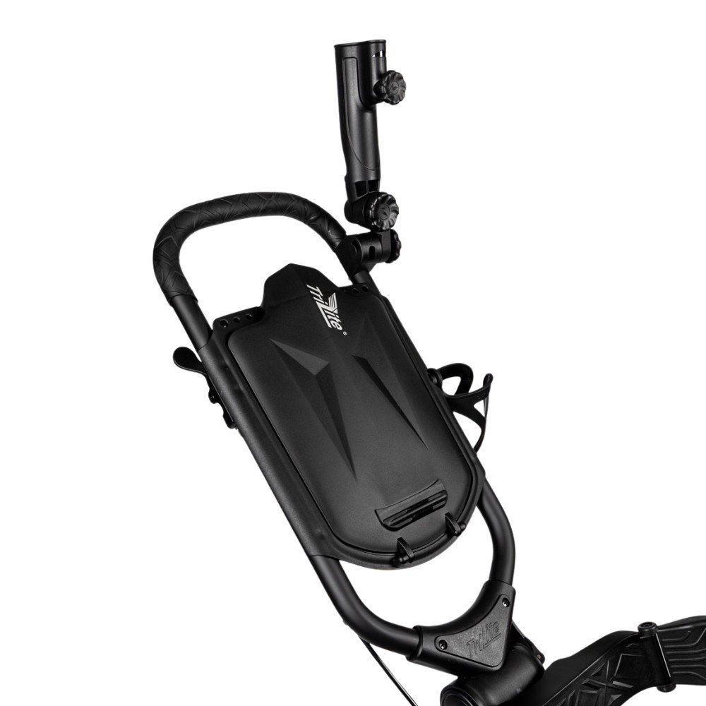 Axglo TriLite T-Flash carrito manual de golf, negro/negro