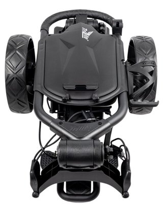Axglo TriLite T-Flash carrito manual de golf, negro/negro