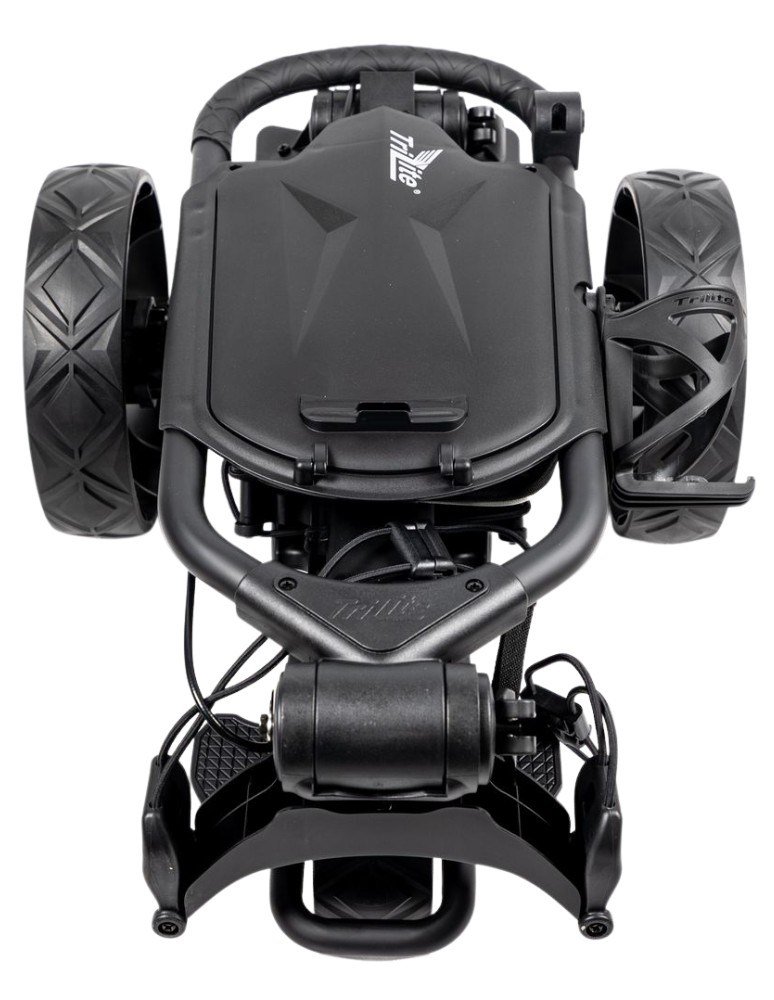 Axglo TriLite T-Flash carrito manual de golf, negro/negro