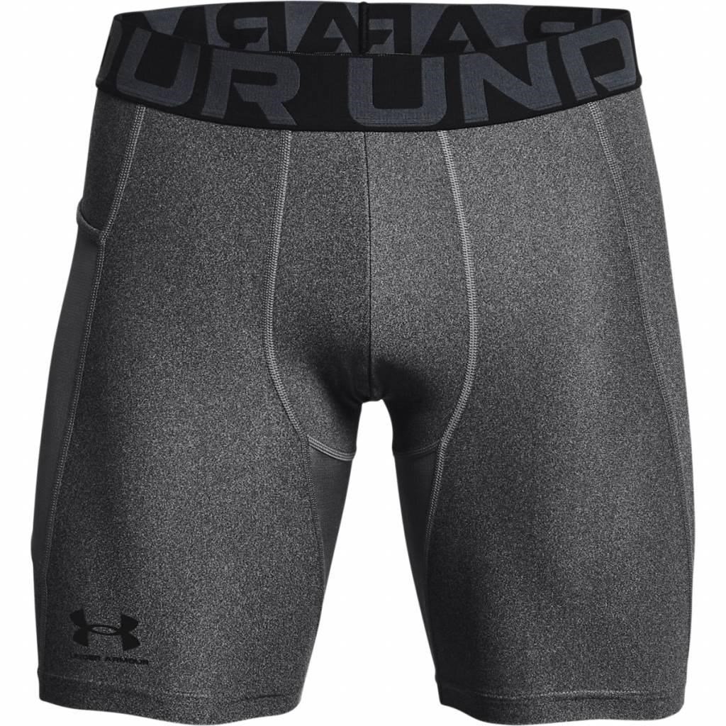 Under Armour HeatGear Shorts bóxer de compresión para hombre, carbon heather/black
