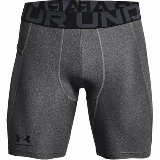 Under Armour HeatGear Shorts bóxer de compresión para hombre, carbon heather/black