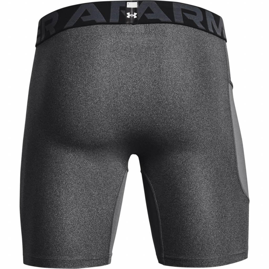 Under Armour HeatGear Shorts bóxer de compresión para hombre, carbon heather/black