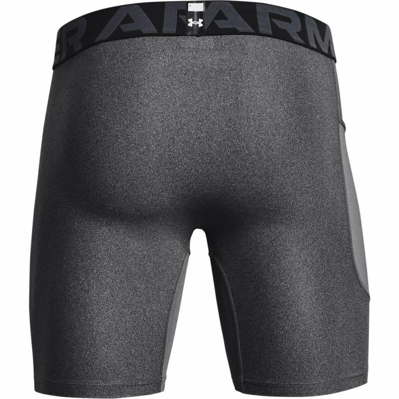Under Armour HeatGear Shorts bóxer de compresión para hombre, carbon heather/black