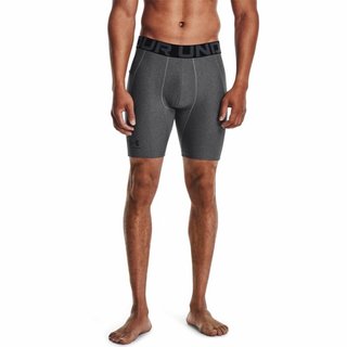 Under Armour HeatGear Shorts bóxer de compresión para hombre, carbon heather/black